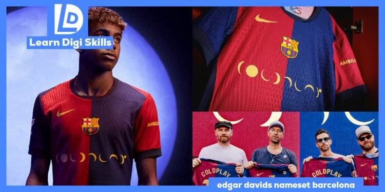 Edgar Davids Nameset Barcelona