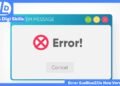 Error SusBlueZilla New Version